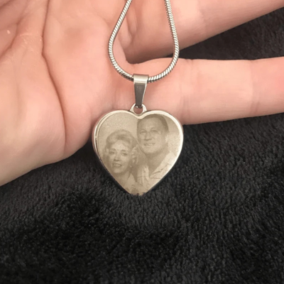 EVELYN HARPER™ MEMORIAL HEART NECKLACE
