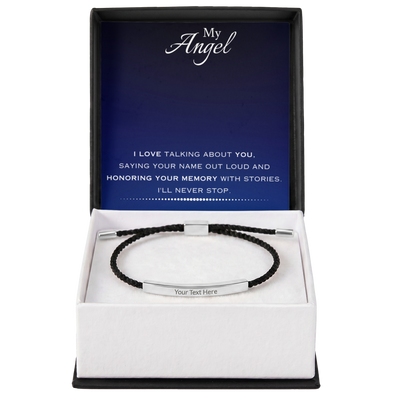 EVELYN HARPER™ MY ANGEL MEMORIAL NYLON BRACELET
