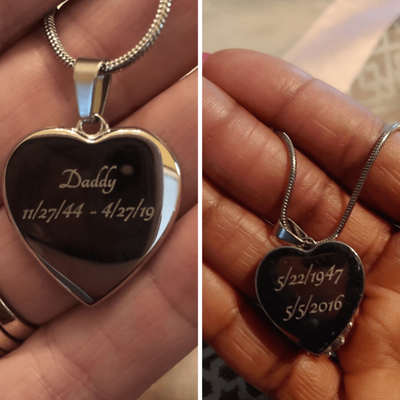 EVELYN HARPER™ MEMORIAL HEART NECKLACE