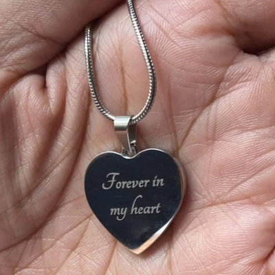 EVELYN HARPER™ MY ANGEL MEMORIAL HEART NECKLACE