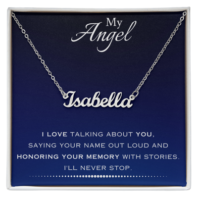 EVELYN HARPER™ MY ANGEL NAME NECKLACE