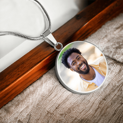 EVELYN HARPER™ MY ANGEL MEMORIAL CIRCLE NECKLACE