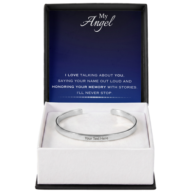EVELYN HARPER™ MEMORIAL CUFF BRACELET