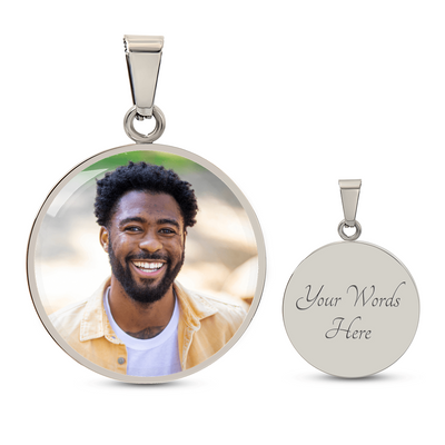EVELYN HARPER™ MY ANGEL MEMORIAL CIRCLE NECKLACE