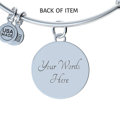 EVELYN HARPER™ MEMORIAL PHOTO CIRCLE BANGLE