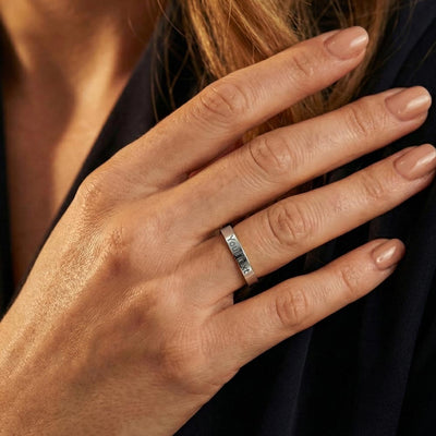 EVELYN HARPER™ MY ANGEL MEMORIAL ENGRAVED RING
