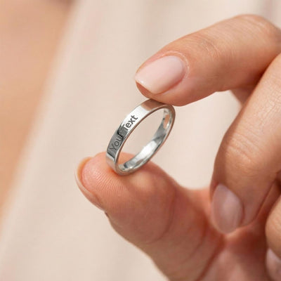 EVELYN HARPER™ MY ANGEL MEMORIAL ENGRAVED RING