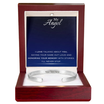 EVELYN HARPER™ MEMORIAL CUFF BRACELET