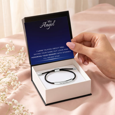 EVELYN HARPER™ MY ANGEL MEMORIAL NYLON BRACELET