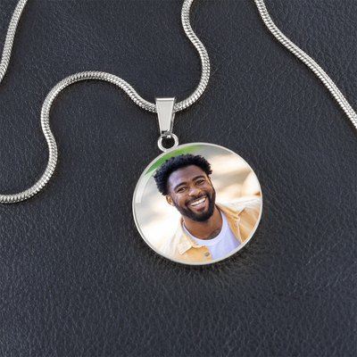 EVELYN HARPER™ MY ANGEL MEMORIAL CIRCLE NECKLACE