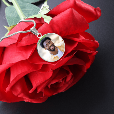 EVELYN HARPER™ MY ANGEL MEMORIAL CIRCLE NECKLACE