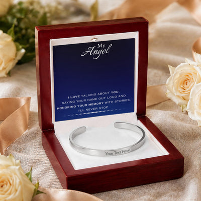 EVELYN HARPER™ MEMORIAL CUFF BRACELET