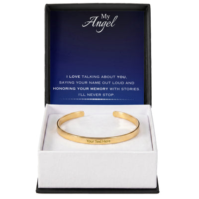 EVELYN HARPER™ MEMORIAL CUFF BRACELET