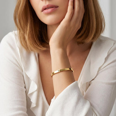 EVELYN HARPER™ MEMORIAL CUFF BRACELET