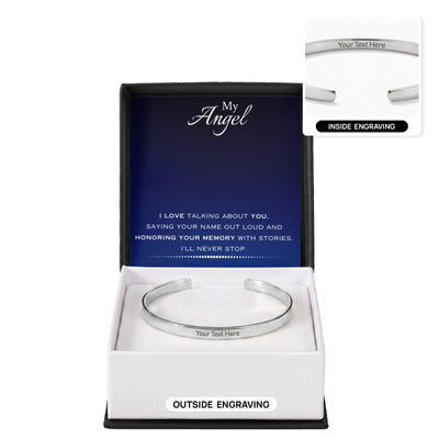 EVELYN HARPER™ MEMORIAL CUFF BRACELET