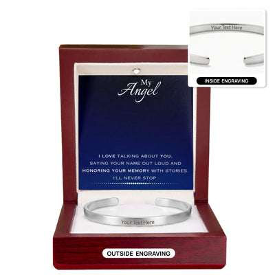 EVELYN HARPER™ MEMORIAL CUFF BRACELET