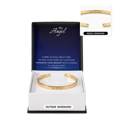 EVELYN HARPER™ MEMORIAL CUFF BRACELET