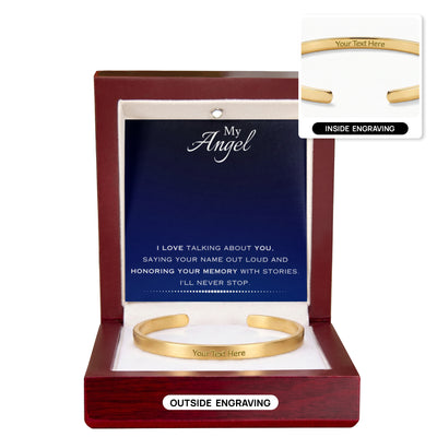 EVELYN HARPER™ MEMORIAL CUFF BRACELET