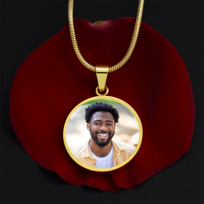 EVELYN HARPER™ MY ANGEL MEMORIAL CIRCLE NECKLACE