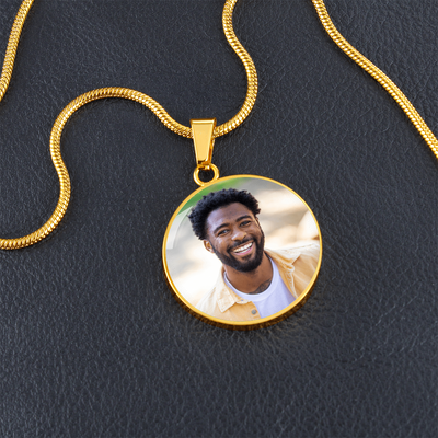 EVELYN HARPER™ MY ANGEL MEMORIAL CIRCLE NECKLACE