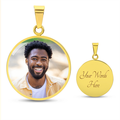 EVELYN HARPER™ MY ANGEL MEMORIAL CIRCLE NECKLACE