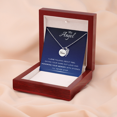 EVELYN HARPER™ MY ANGEL MEMORIAL MOM NECKLACE
