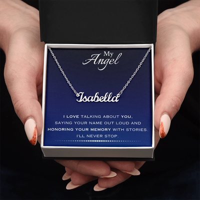 EVELYN HARPER™ MY ANGEL NAME NECKLACE