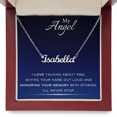 EVELYN HARPER™ MY ANGEL NAME NECKLACE