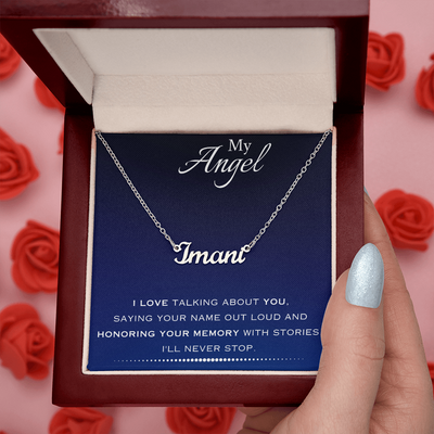 EVELYN HARPER™ MY ANGEL NAME NECKLACE