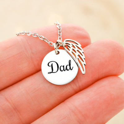 EVELYN HARPER™ MY ANGEL MEMORIAL DAD NECKLACE