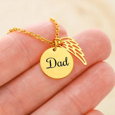 EVELYN HARPER™ MY ANGEL MEMORIAL DAD NECKLACE